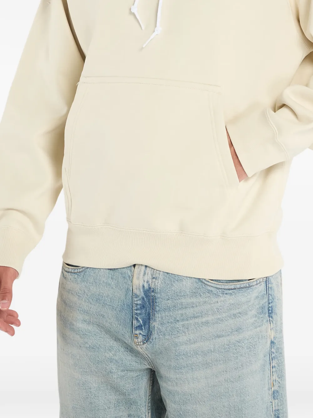 Nike Hoodie met logo en grafische print Beige