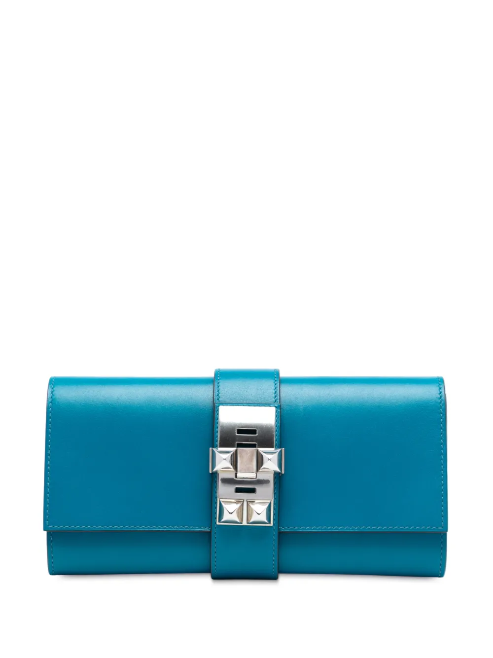 Hermès Pre-Owned 2015 Tadelakt Medor 23 clutch bag - Blue