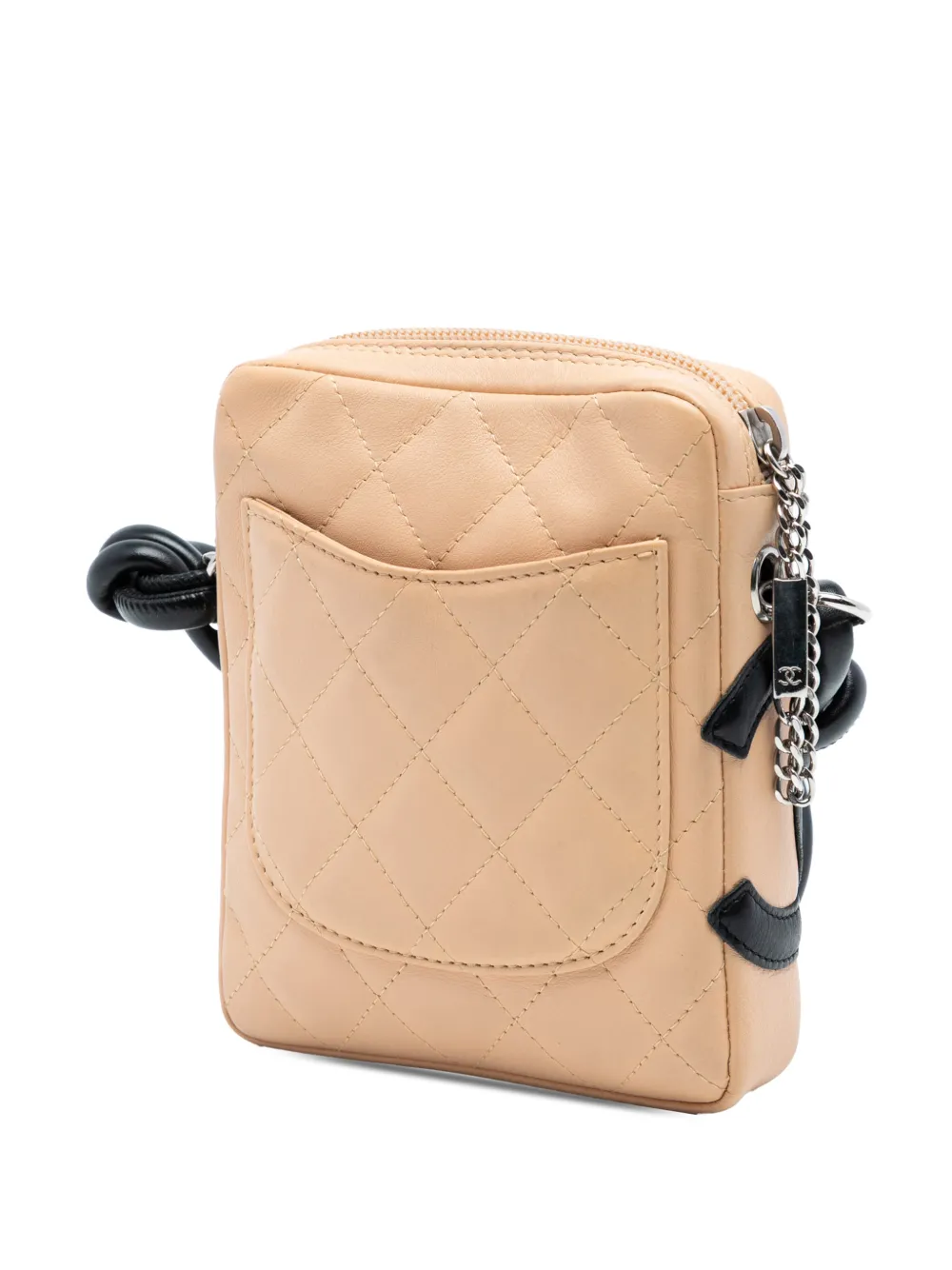 2004-2005 Mini Lambskin Cambon Ligne Crossbody Bag