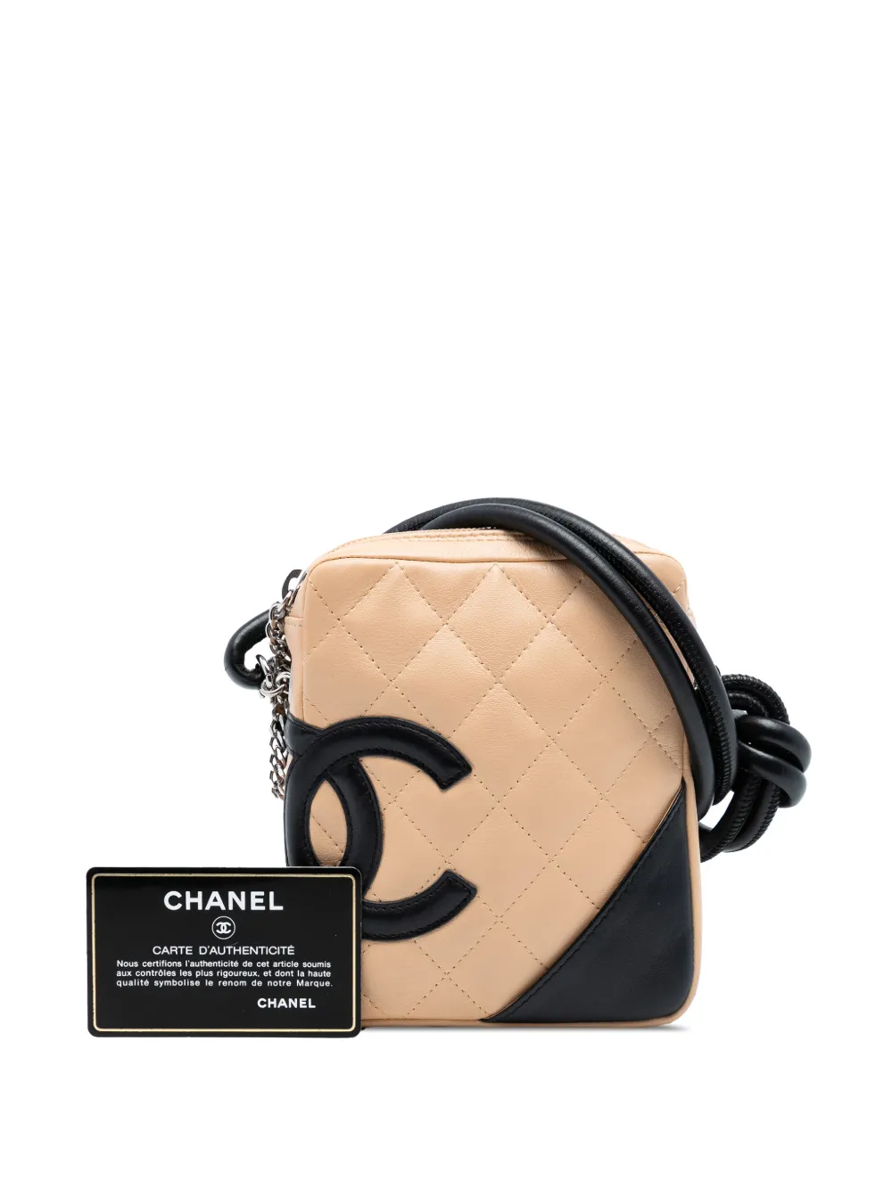2004-2005 Mini Lambskin Cambon Ligne Crossbody Bag