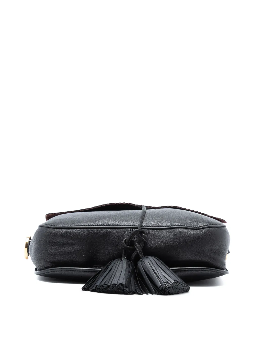 1990-2000 Leather Anagram Tassel Crossbody Bag