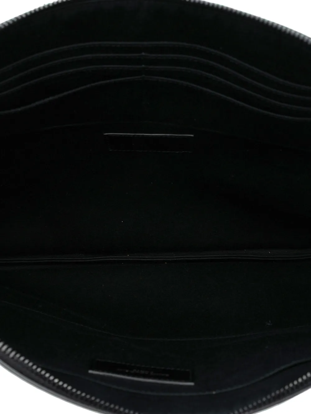 2018 Croc Embossed Leather Monogram Clutch Bag