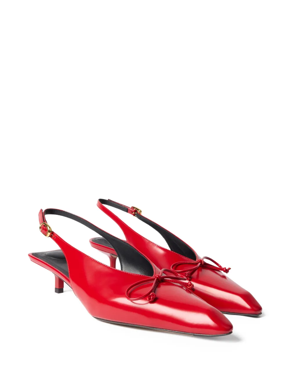 Jacquemus The Cubisto slingback pumps Rood