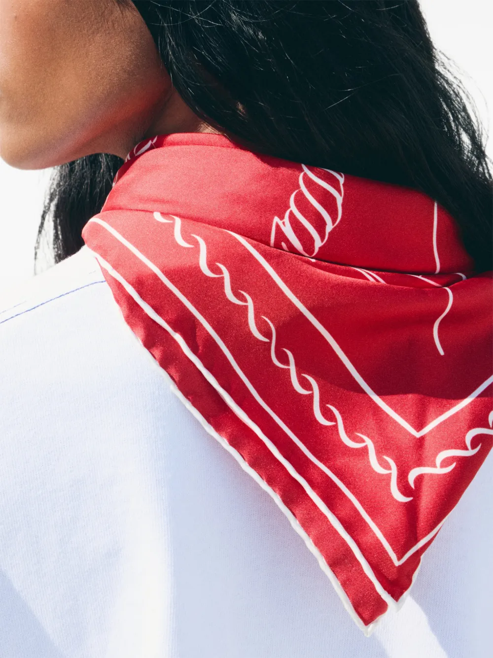 Jacquemus Ancre sjaal Rood