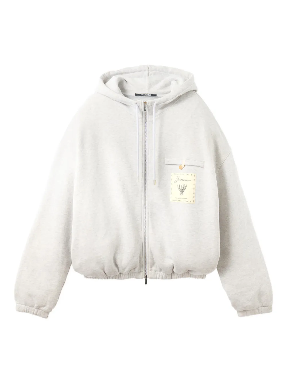 Jacquemus Le Torneo zip-up hoodie - Grey