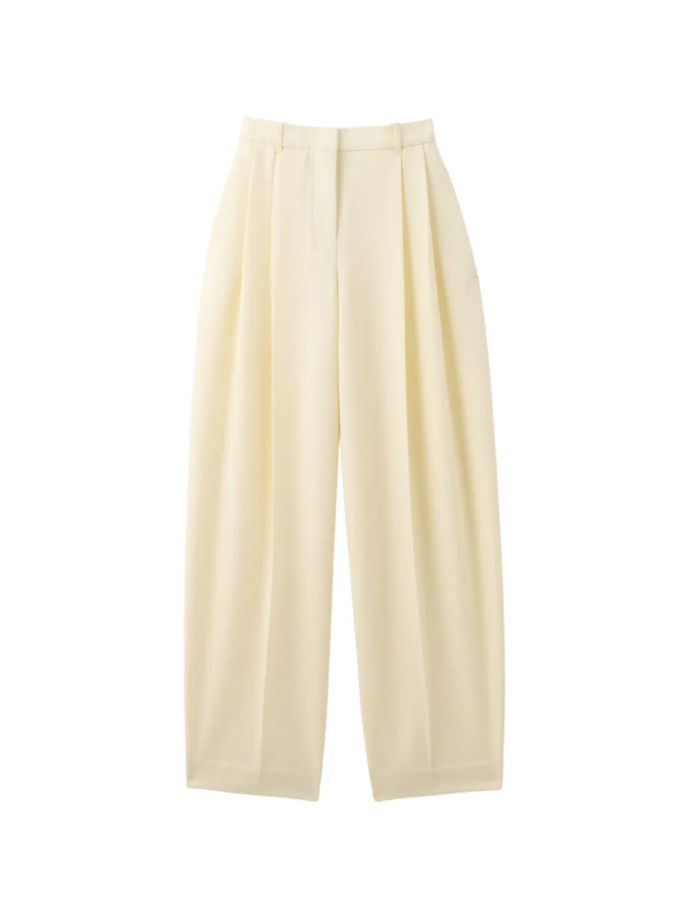 Jacquemus pleated palazzo pants - Toni neutri