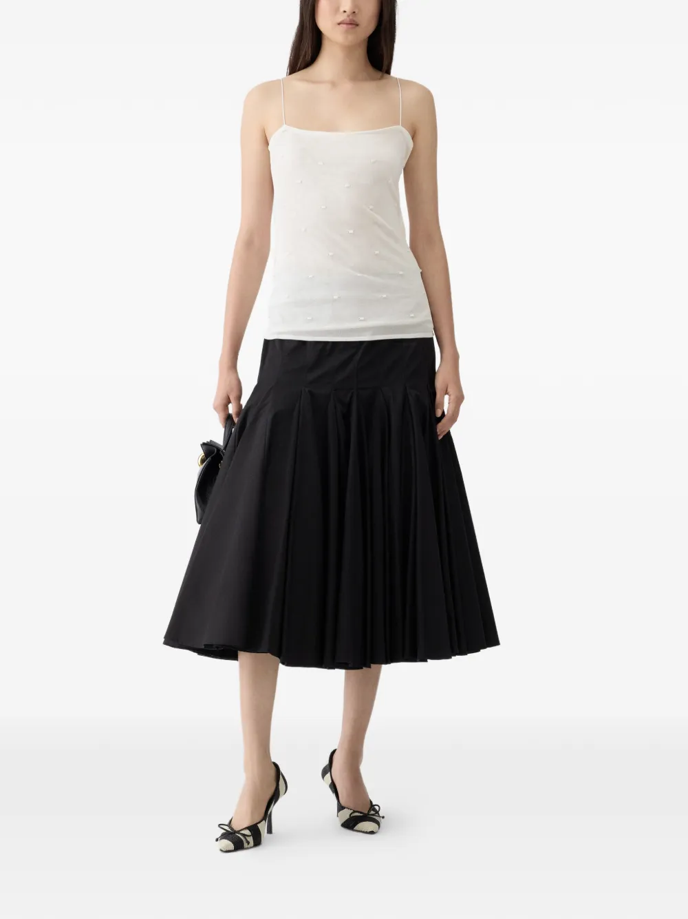  Jacquemus La Plumetis Tank Top - Neutrals 