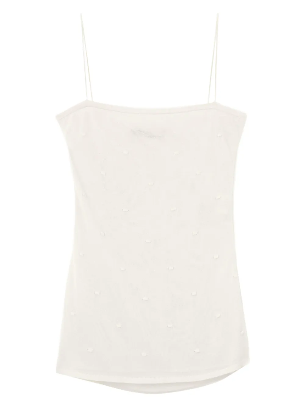 Jacquemus La Plumetis tank top - Toni neutri