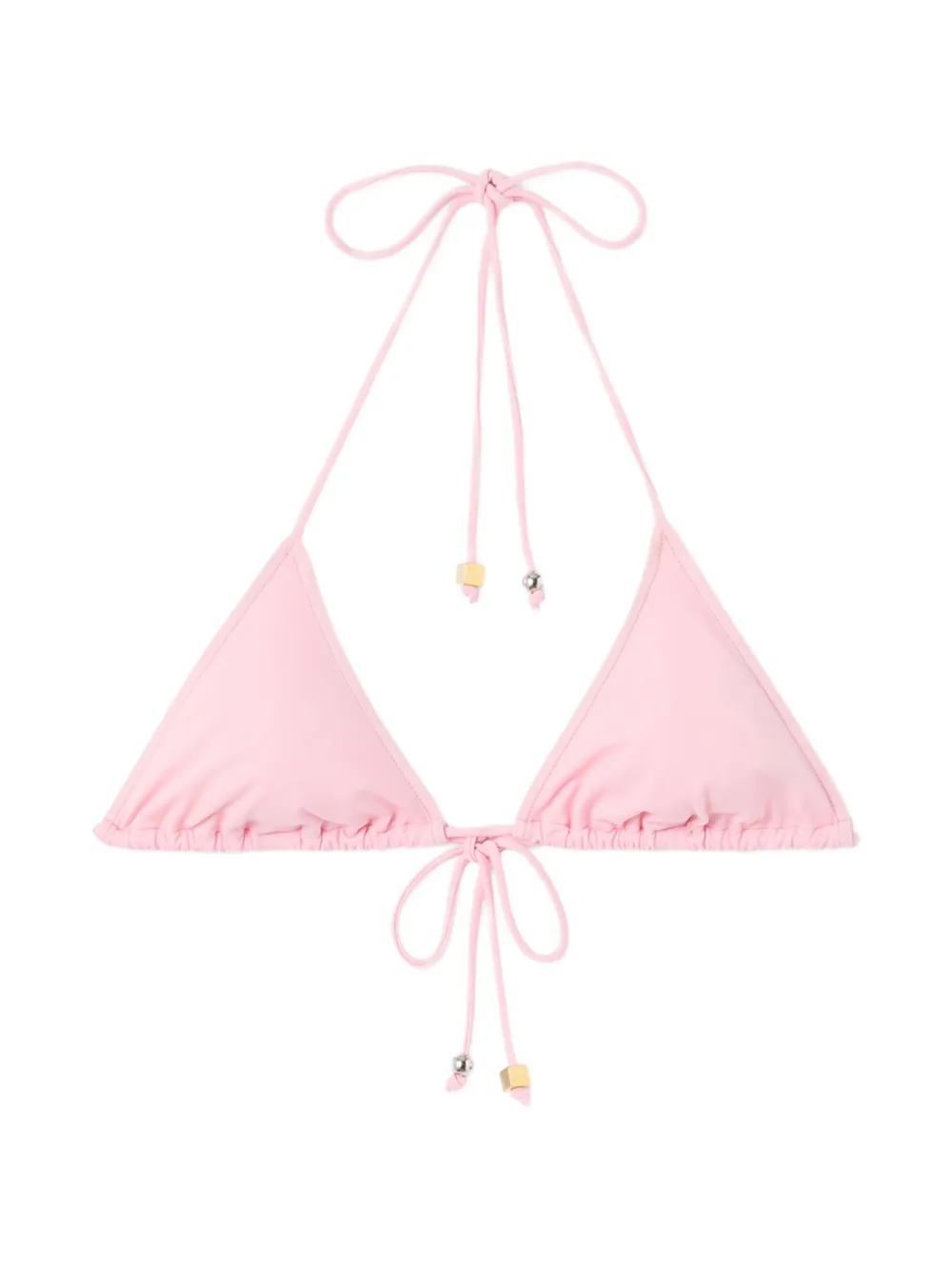 Jacquemus Triangle bikini top - Rosa