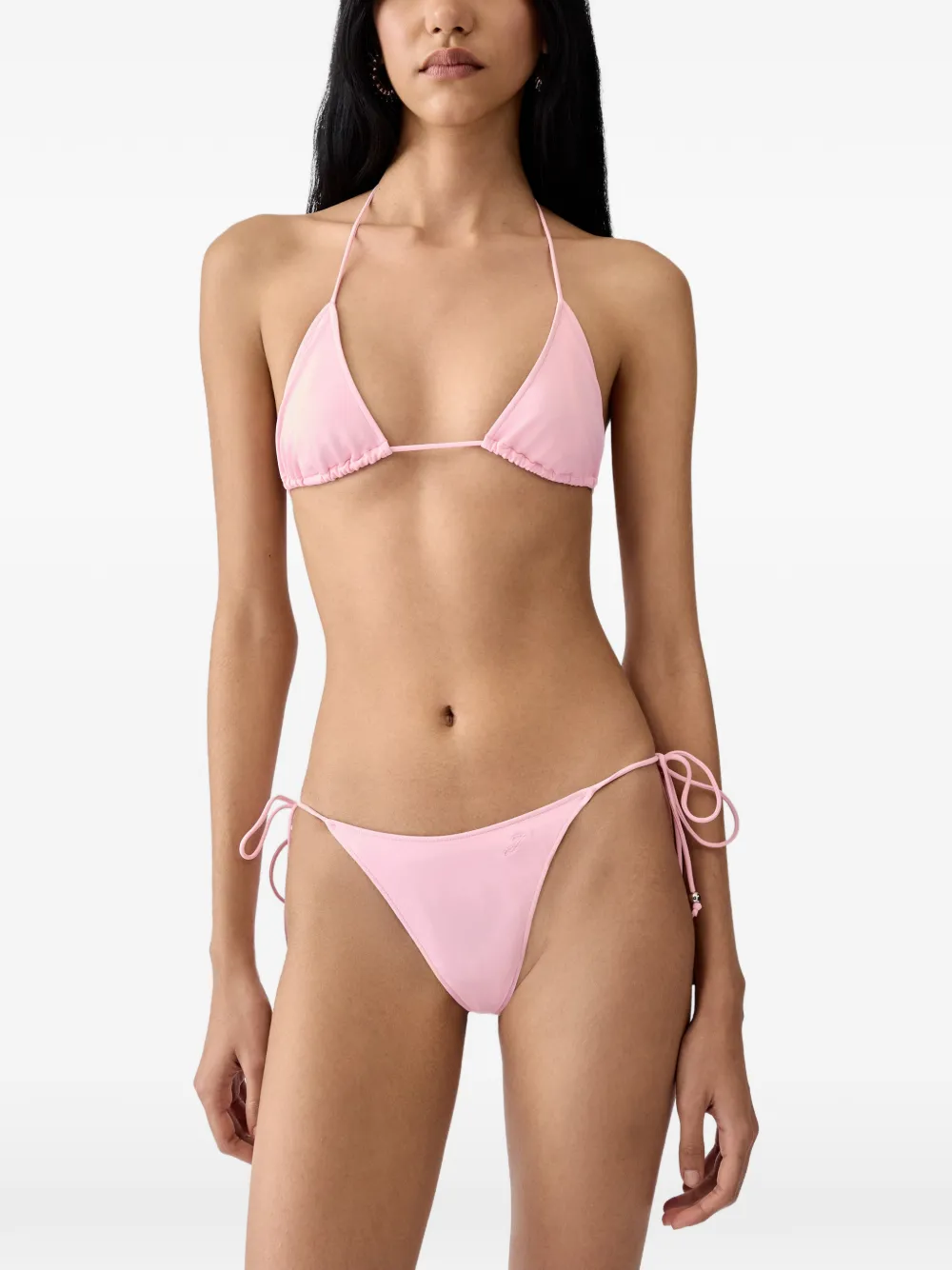 Jacquemus Triangel bikinitop Roze