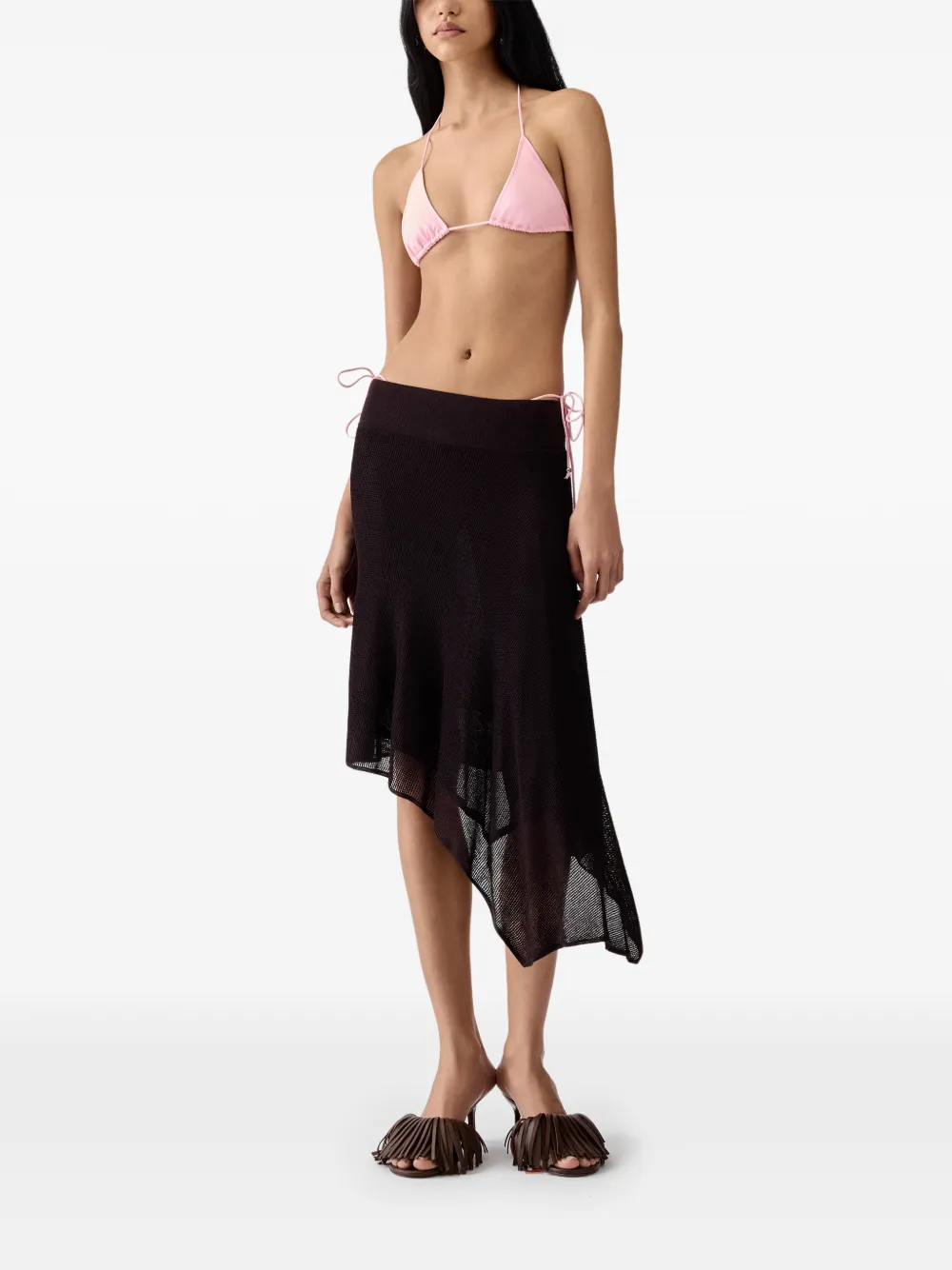 Jacquemus Triangel bikinitop Roze