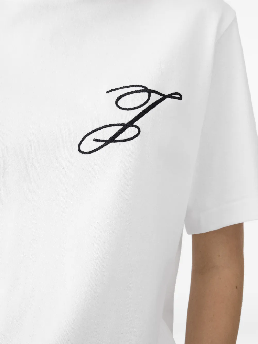 Jacquemus Logo-embroidered T-shirt In Multi