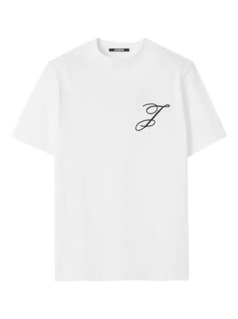 Jacquemus logo-embroidered T-shirt