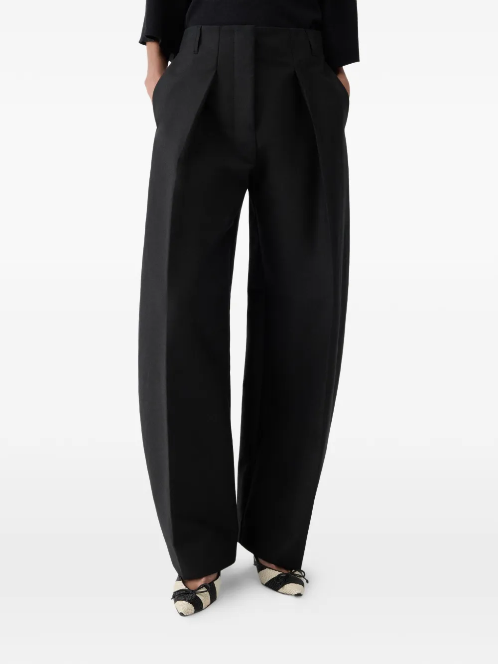 Jacquemus Ovalo Palazzo Pants - Black 