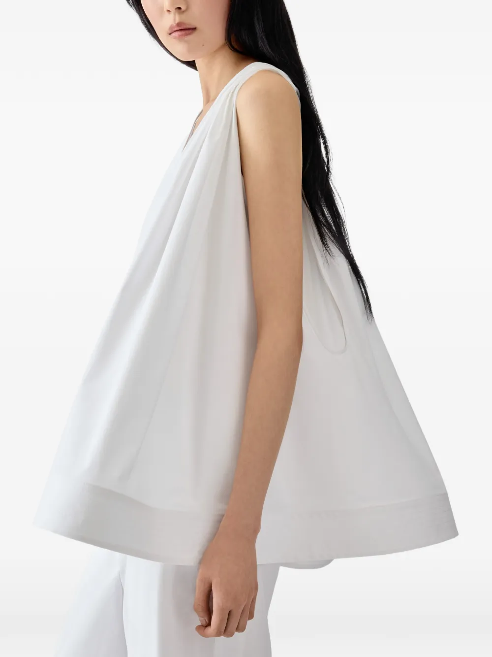 Jacquemus The Norma trapeze top Wit