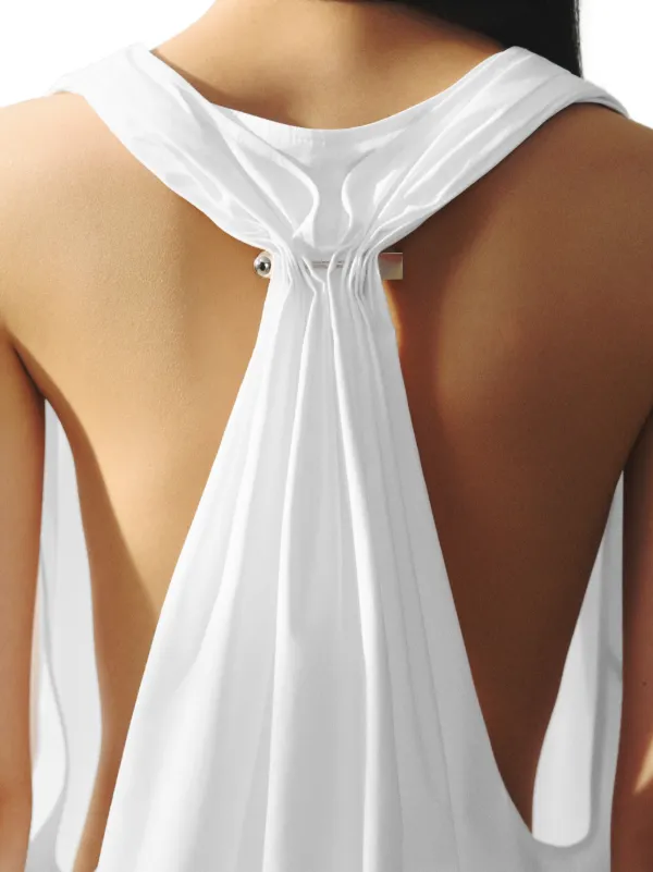 Jacquemus The Norma Trapeze Top | White | FARFETCH