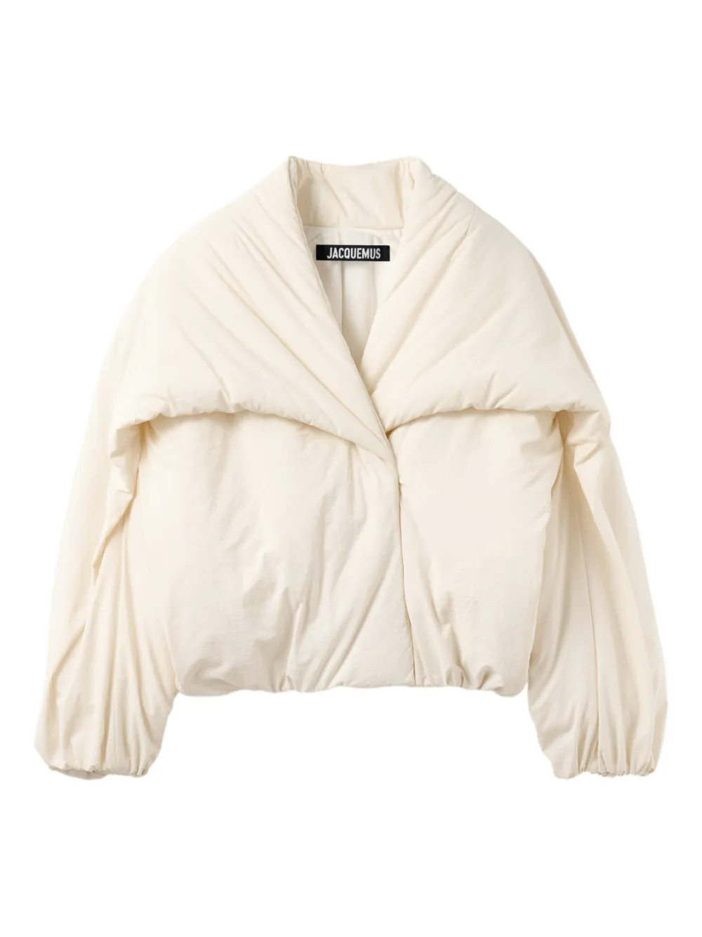 Jacquemus Le Chale Bomber Jacket In White