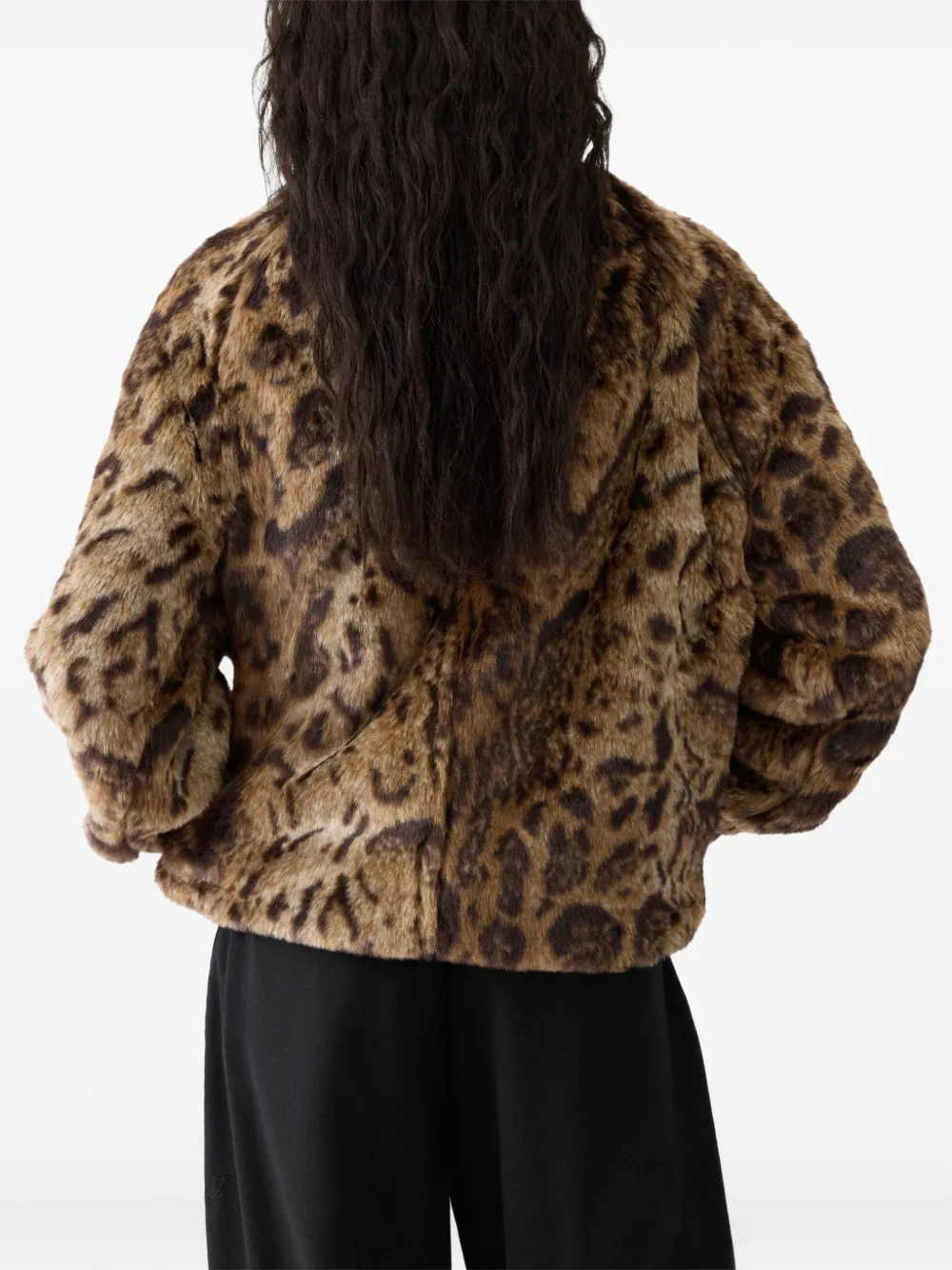 Jacquemus Le Fernando jack van imitatiebont Bruin