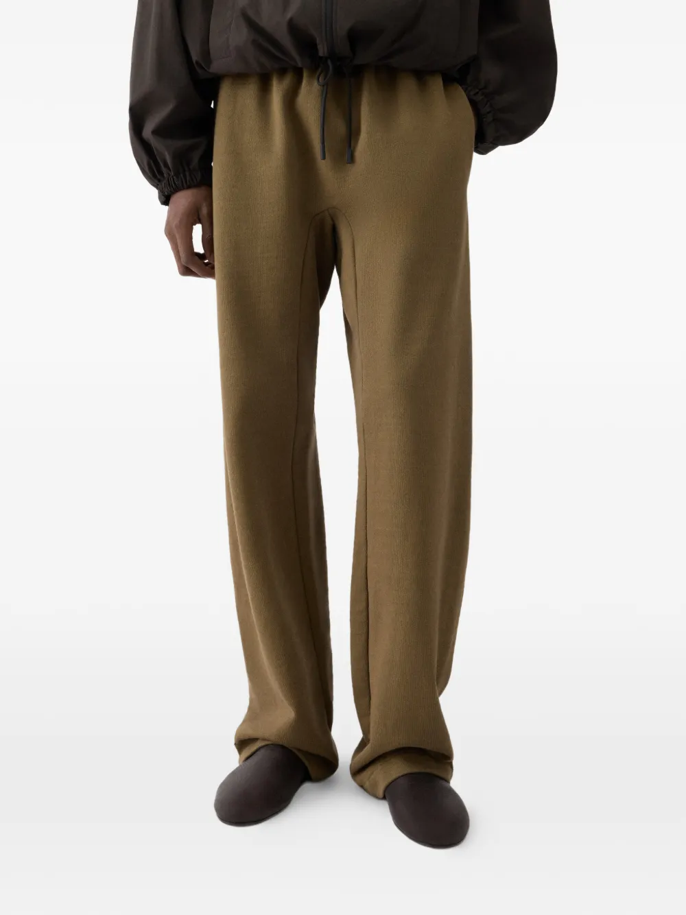  Jacquemus Elasticated Jogging Track Pants - Green 