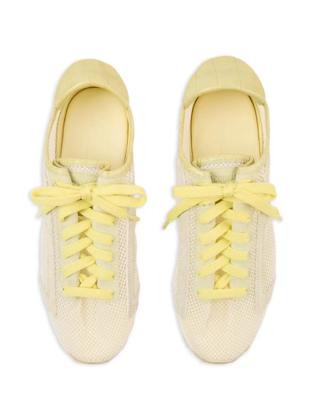  Jacquemus Tennis Lace-up Sneakers - Yellow 