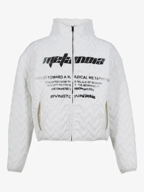 RRR123 veste matelassée à fermeture zippée
