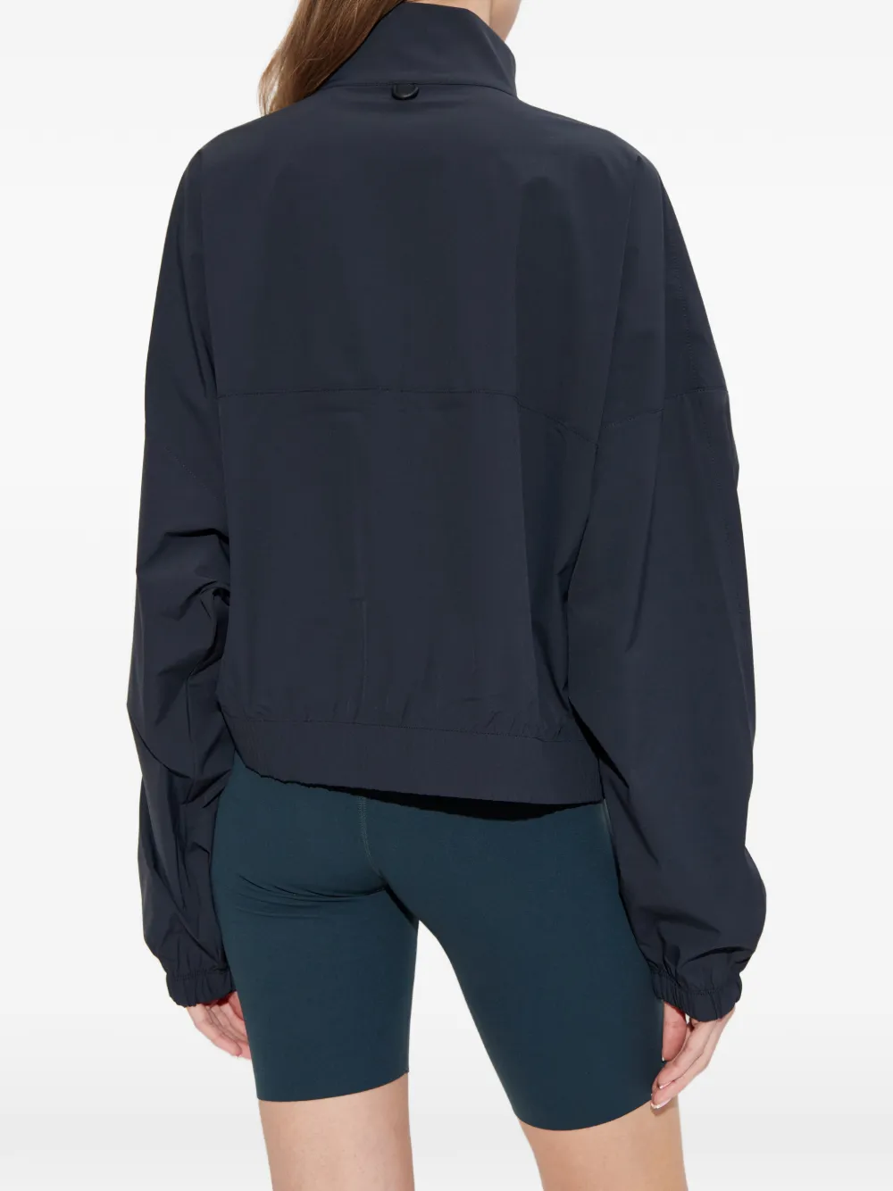 Nike Jack met hoge hals en rits Zwart