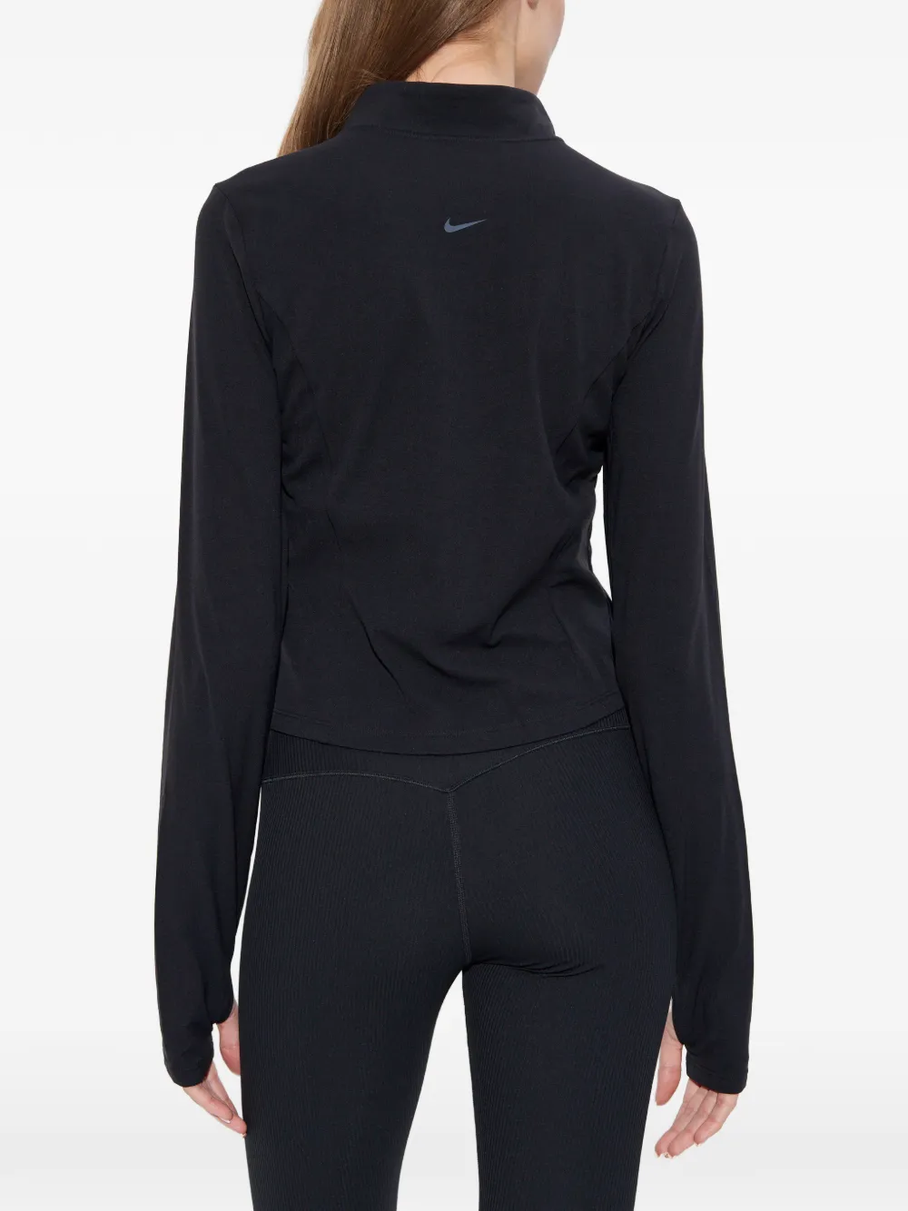 Nike Sweater met rits en lange mouwen Zwart
