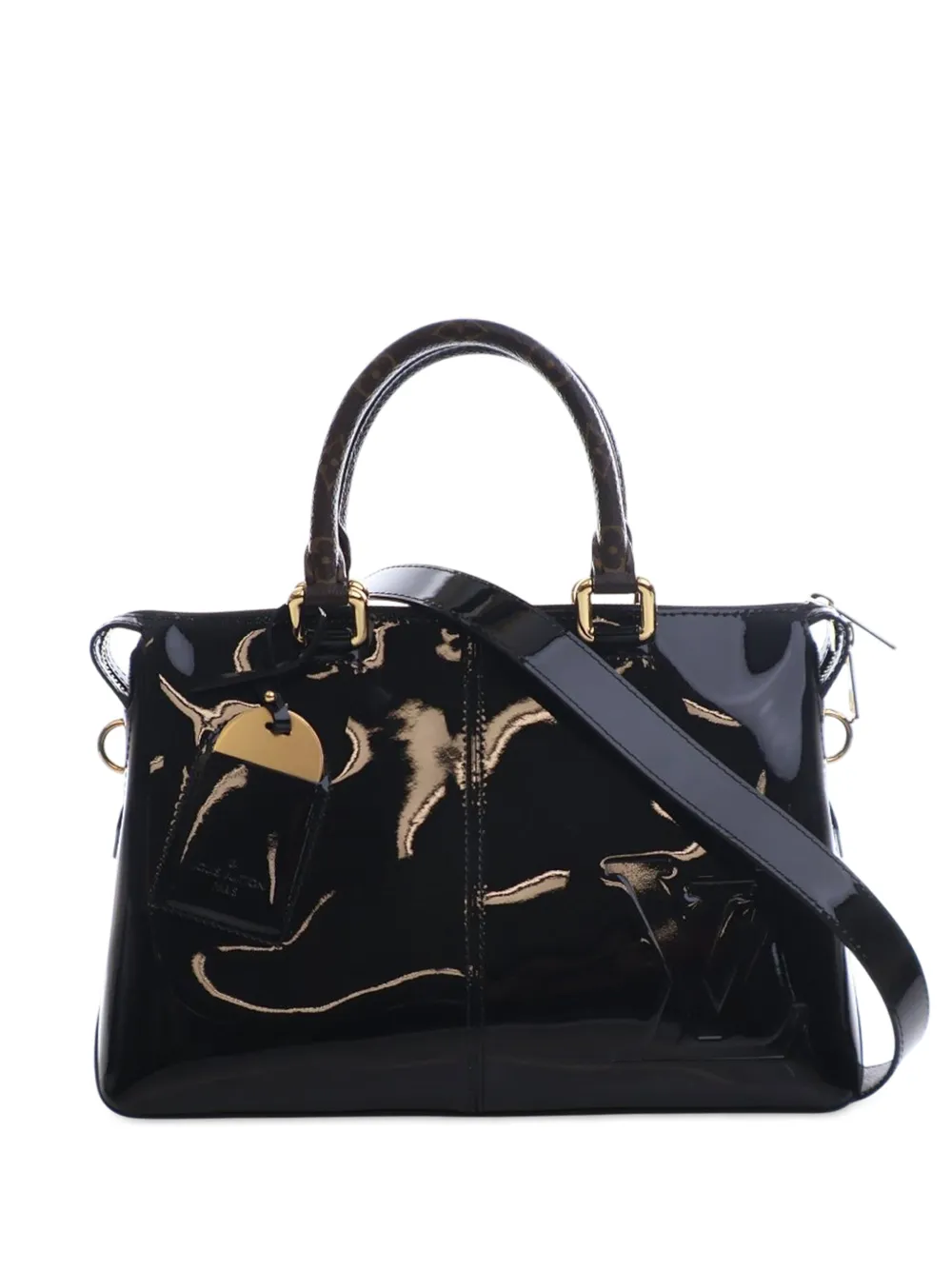Louis Vuitton Pre-Owned Borsa tote in pelle Vernis Miroir 2018 - Nero