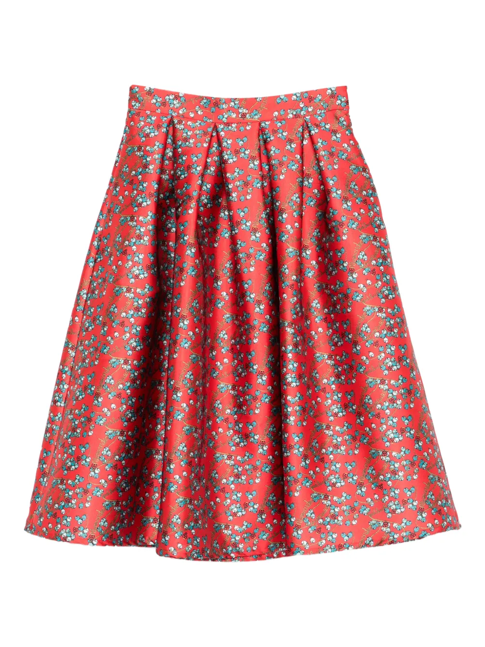 alessandro enriquez A-line midi skirt - Rot