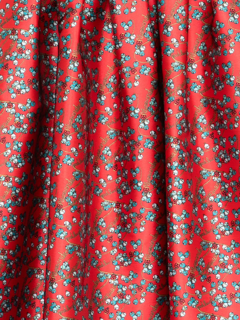  Alessandro Enriquez A-line Midi Skirt - Red 