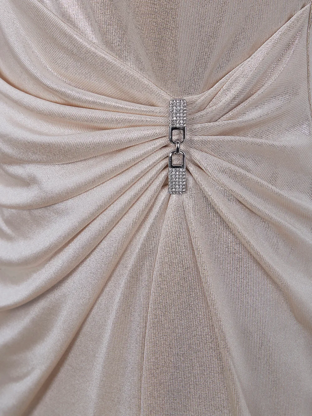 Lauren Ralph Lauren Jurk verfraaid met ruches Beige