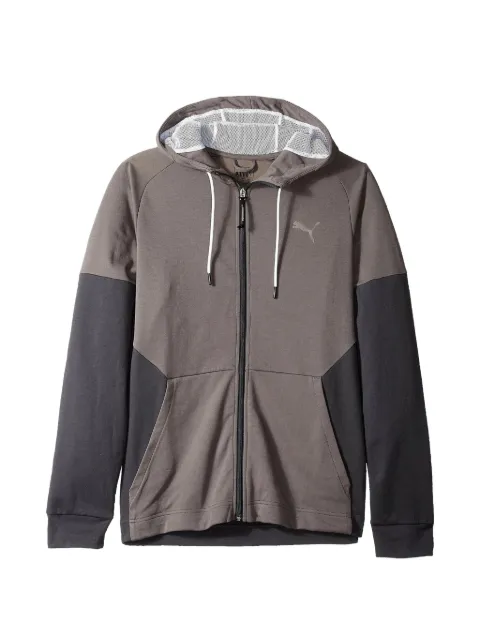 PUMA two-tone long-sleeve hoodie