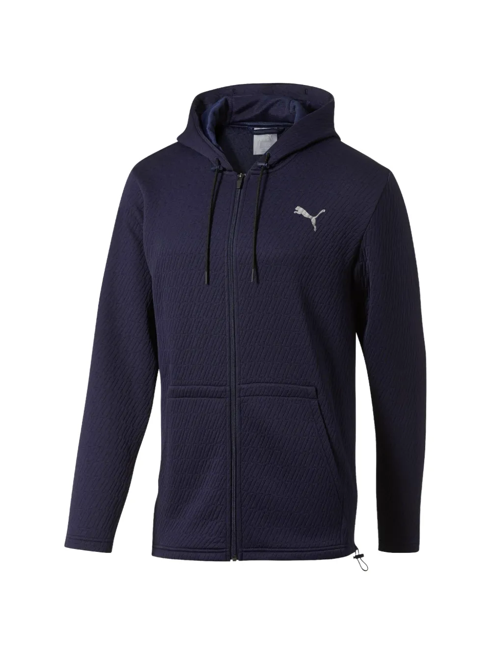PUMA Felpa con cappuccio e logo - Blu