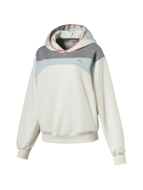 PUMA logo-detail long-sleeve hoodie