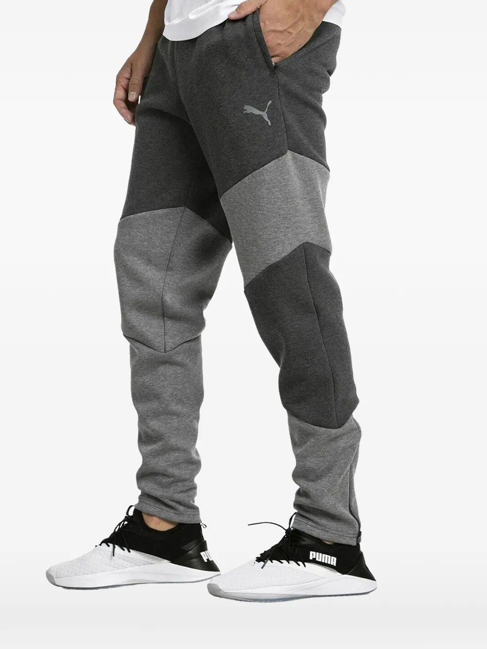 PUMA Pantaloni sportivi BND con design color-block - Grigio