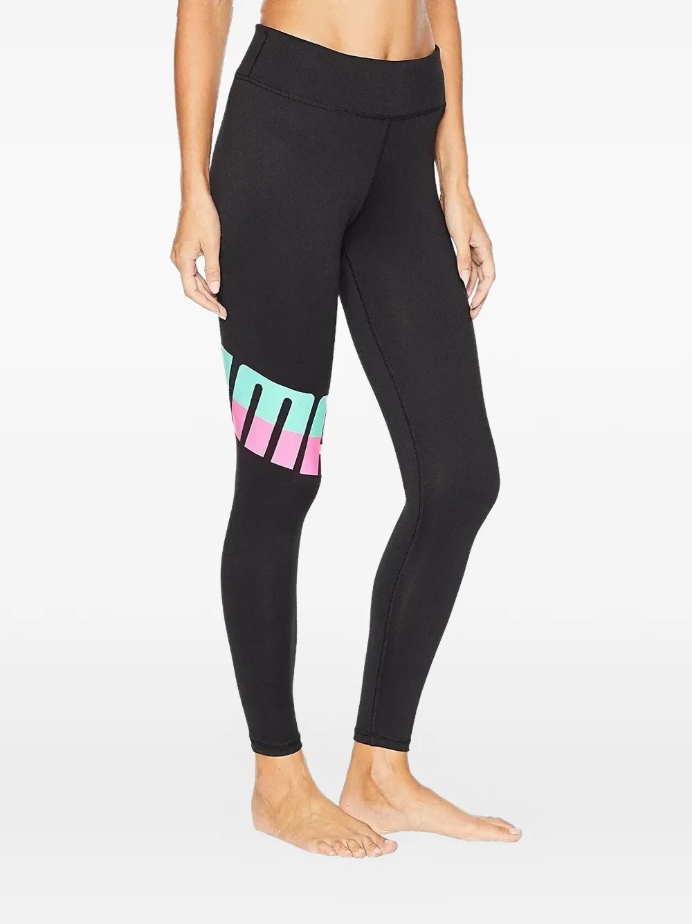 PUMA Leggings mit elastischem Bund - Schwarz