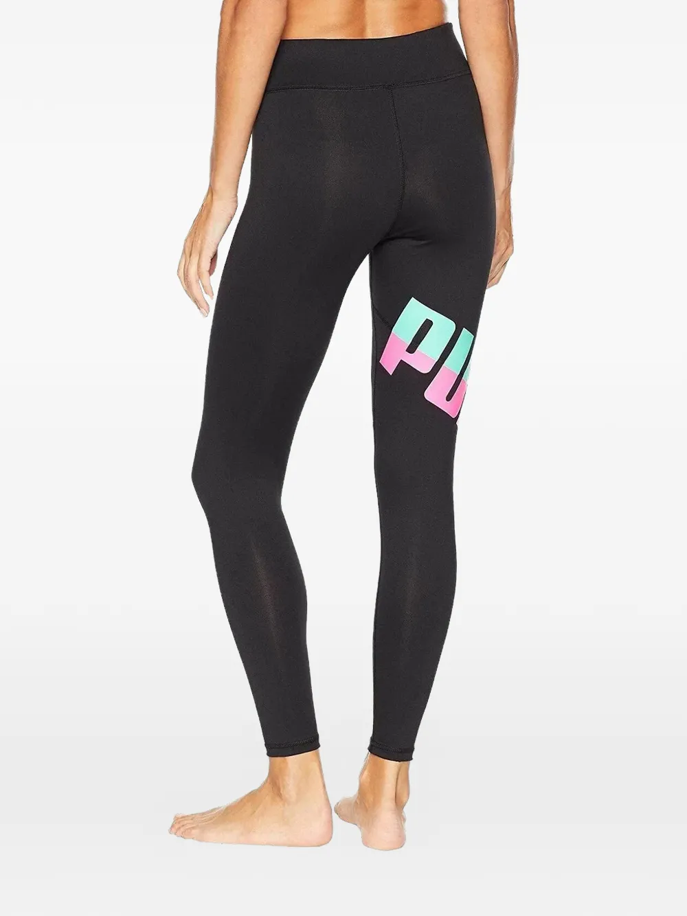 PUMA Legging met elastische taille Zwart
