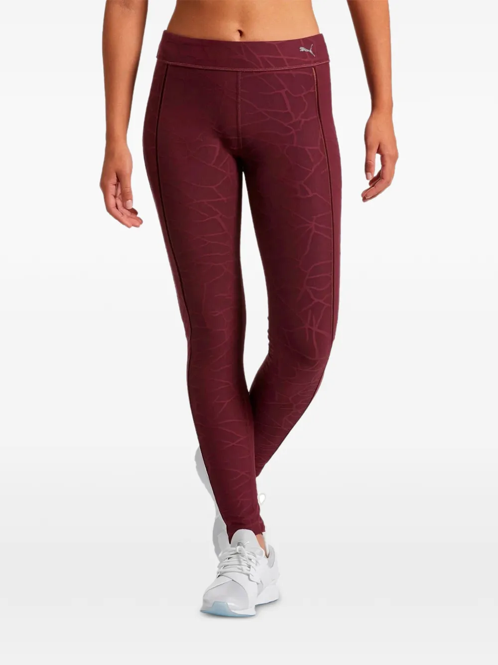  Puma Explosive Avow Tight Patterned Leggings - Red 