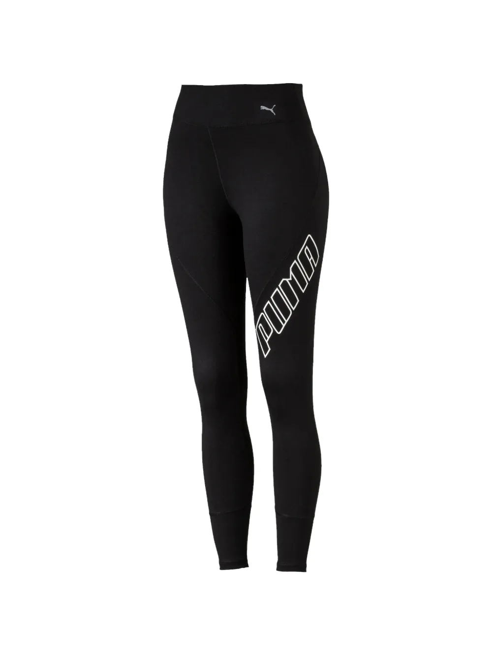 PUMA Yogini Leggings mit Logo 7/8-Print - Schwarz