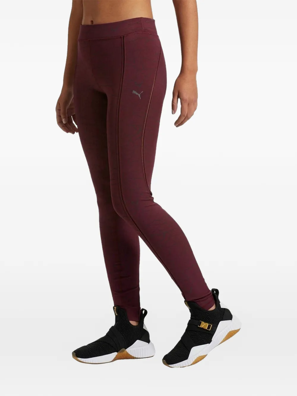 PUMA Legging met logo Rood