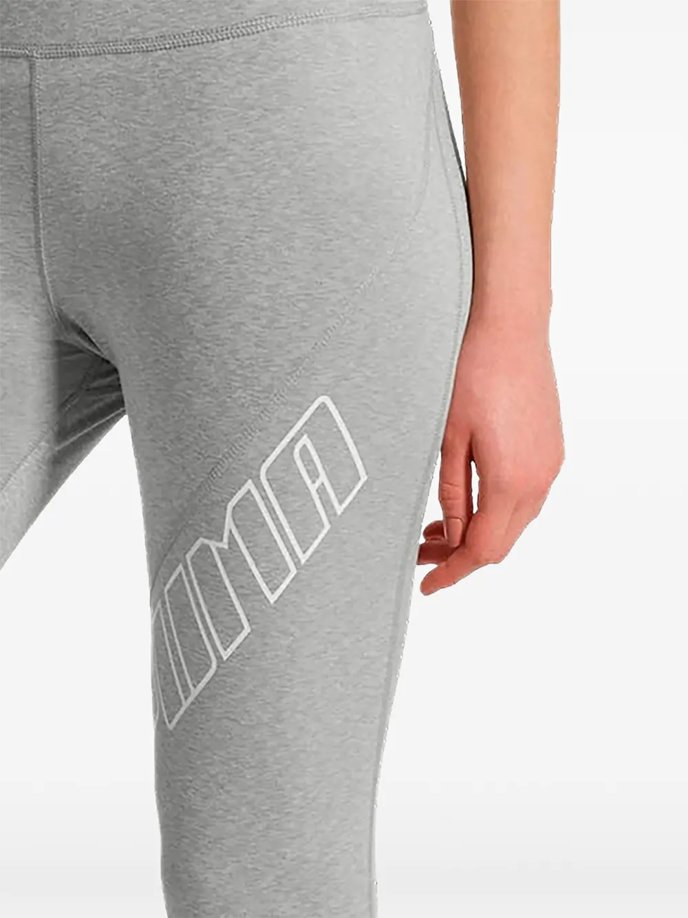  Puma Yogini Logo Leggings - Grey 