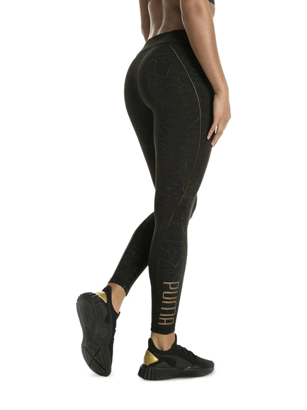 PUMA Explosive Avow Night legging met print Zwart