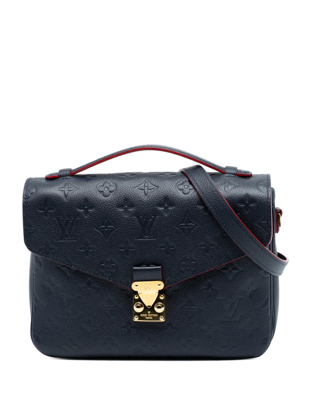 Louis Vuitton Pre-Owned 2018 Monogram Empreinte Pochette Metis satchel - Blu