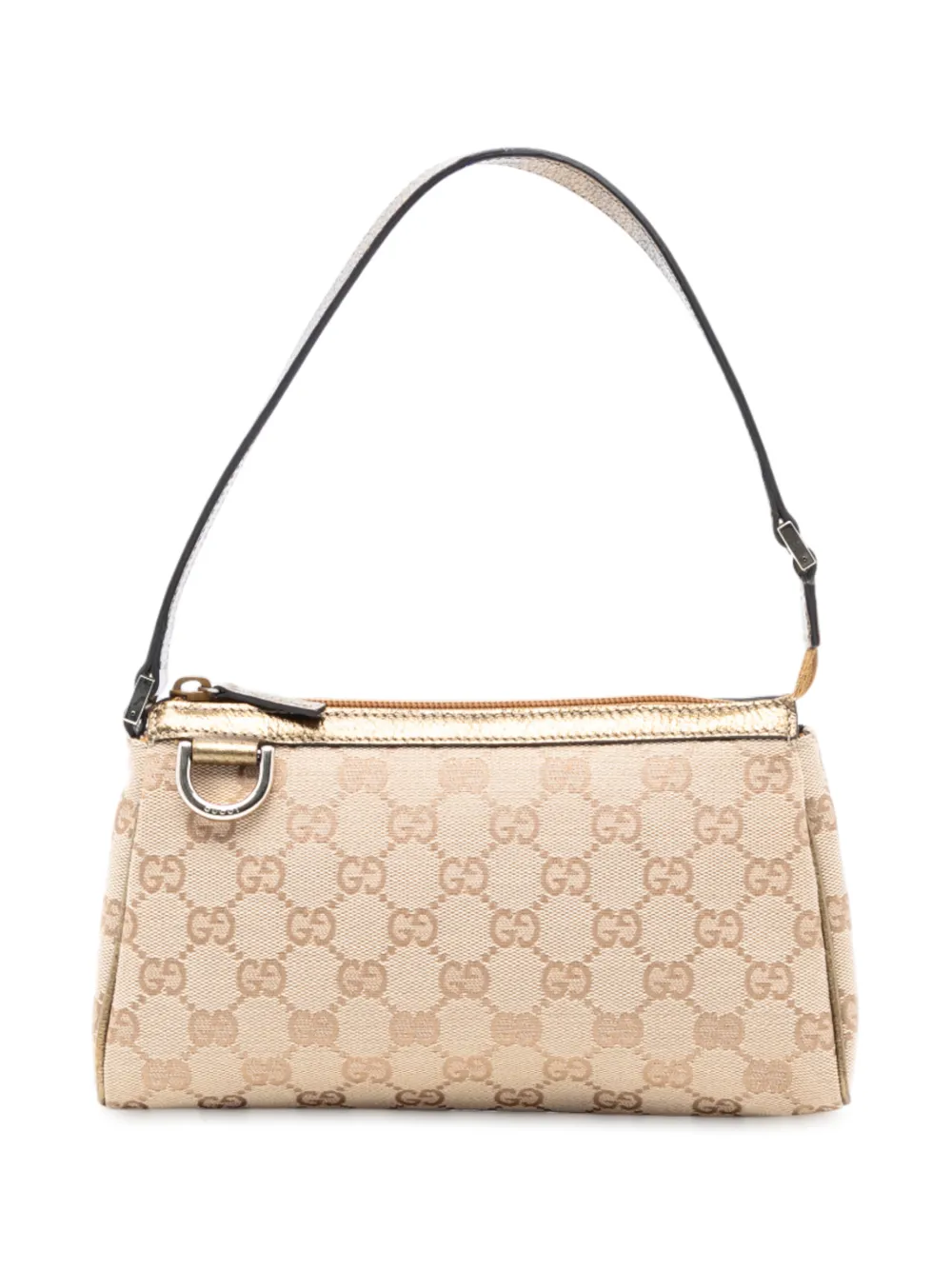 Gucci Pre-Owned 2000-2015 GG Canvas Abbey D Ring Pochette handbag | Brown | Image 1