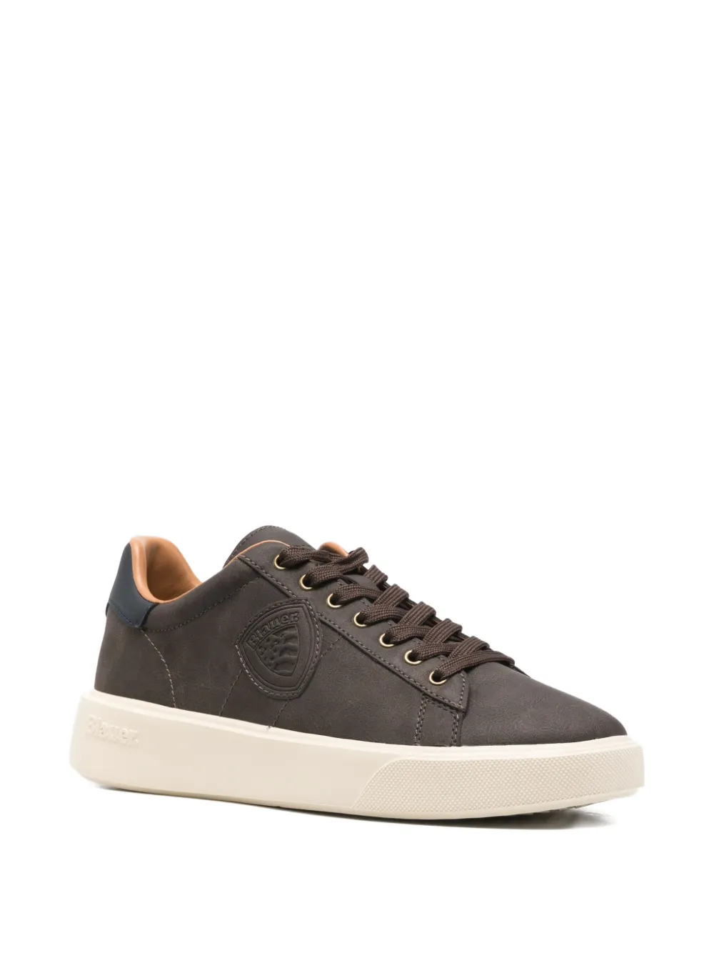 Blauer Buck logo sneakers Bruin
