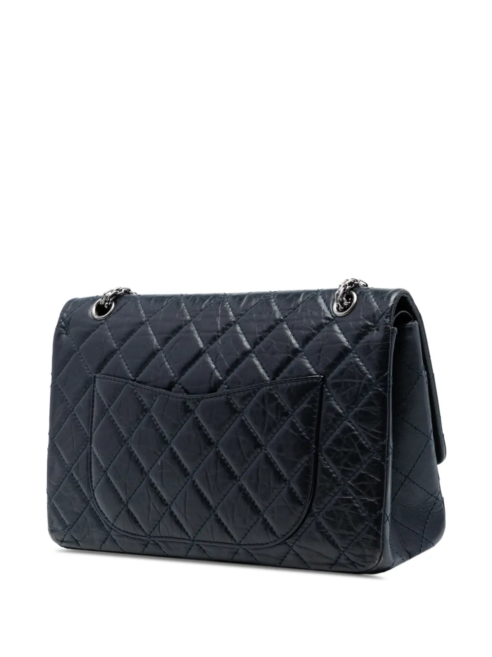 2010-2011 Aged Calfskin Reissue 2.55 Double Flap 227 Shoulder Bag
