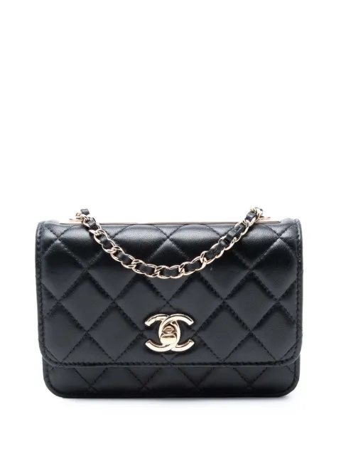 CHANEL Pre-Owned 2020 Mini Lambskin Trendy CC Wallet On Chain crossbody bag
