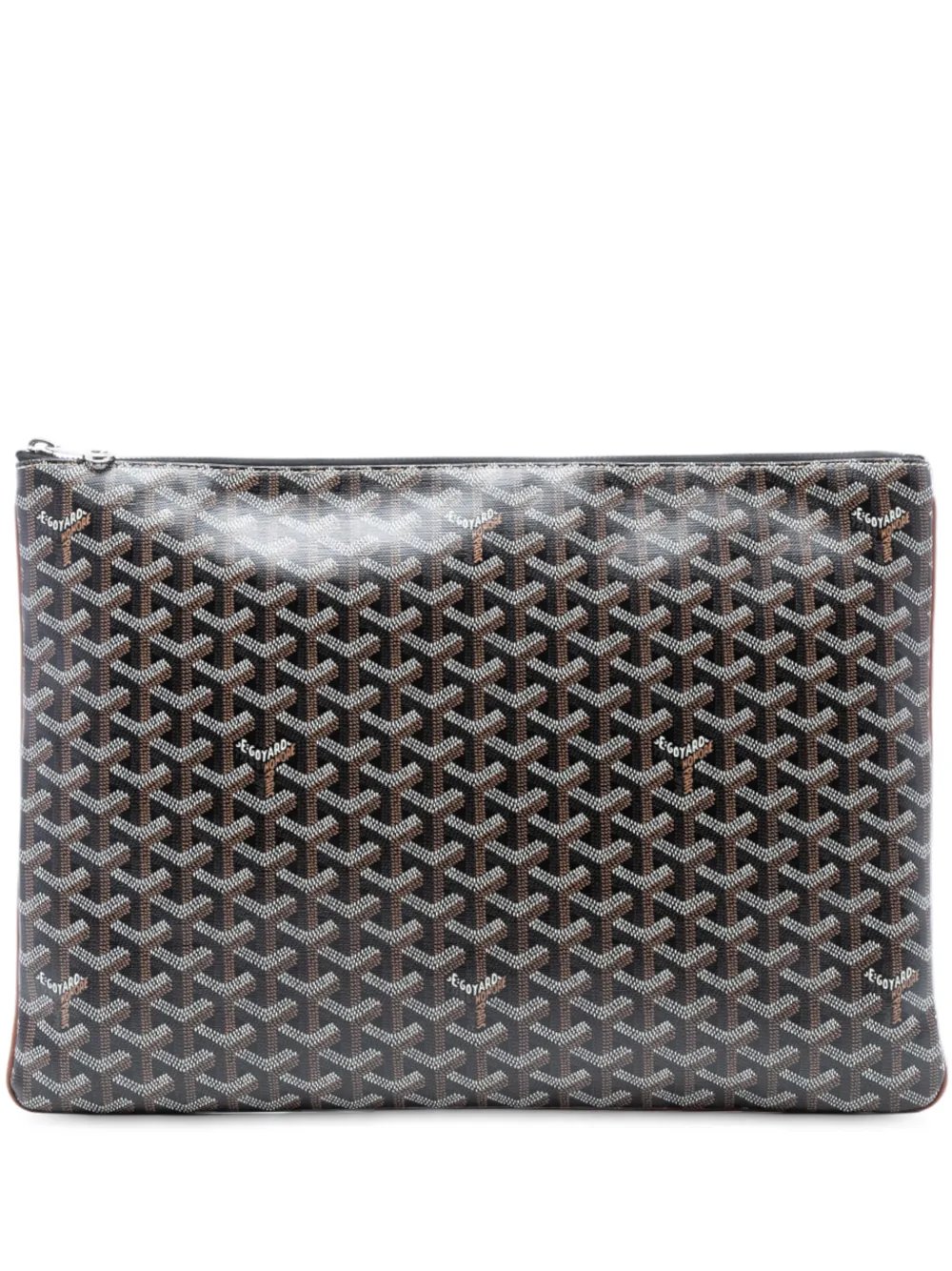 Pre-owned Goyard 2019 Ine Senat Gm Clutch Bag In Black