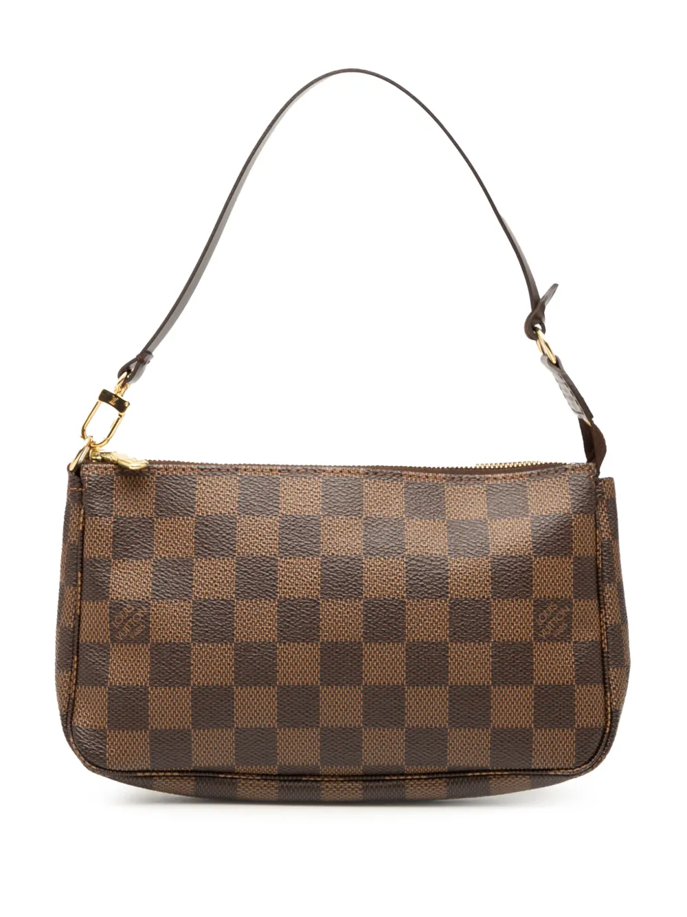 Louis Vuitton Pre-Owned Borsa a spalla Pochette Accessoires in tela Damier Ebène 2009 - Marrone