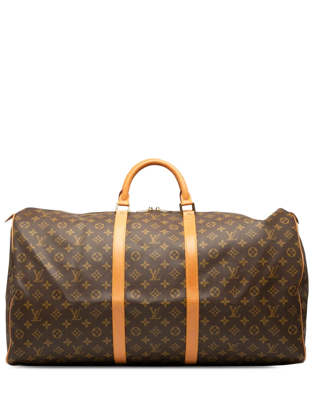Louis Vuitton Pre-Owned bolsa de viaje con monograma Keepall 60 1988 | marrón | Image 1